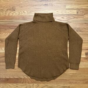Kuhl Sienna Womens Brown Sweater Cowl Neck Long Sleeve Pullover Knit Size Medium